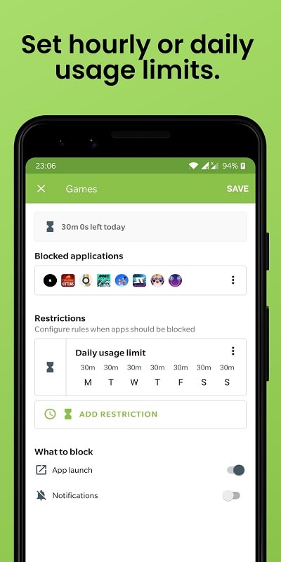 Block Apps mod android