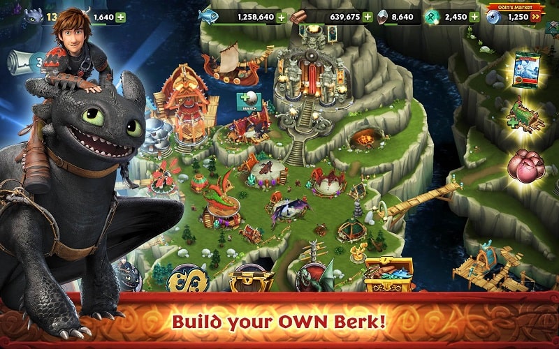 Dragons Rise of Berk mod android