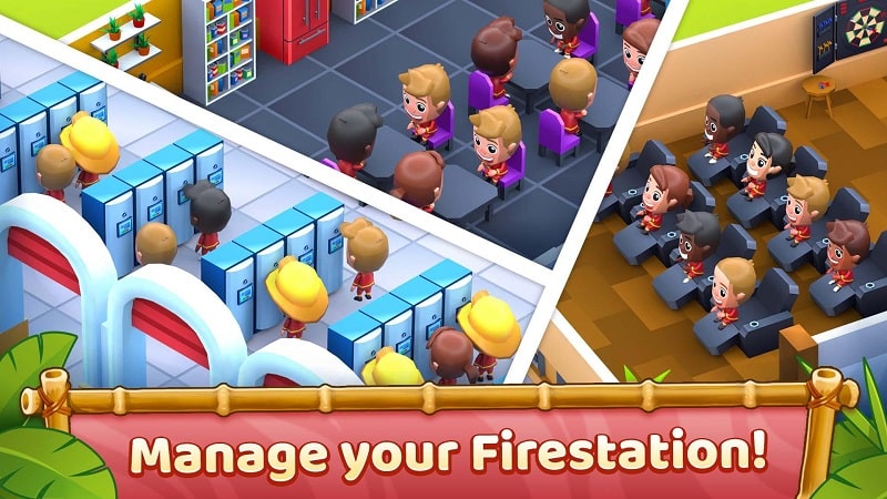 Idle FireFighter Tycoon mod android