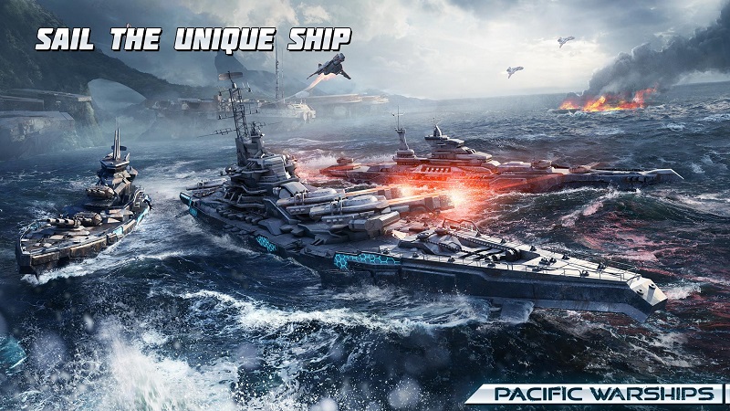 Pacific Warships mod free