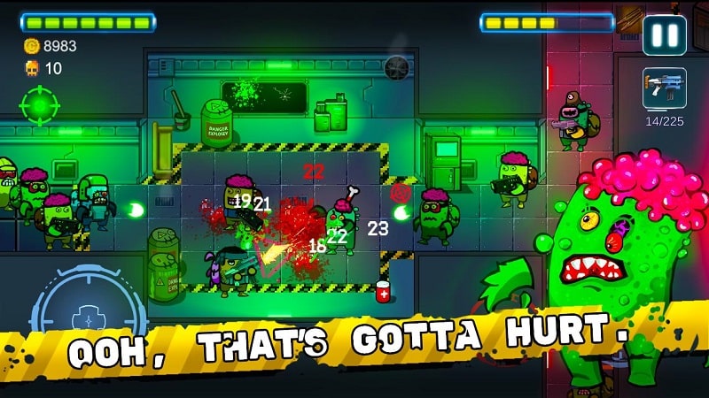 Zombie In Space Shooter mod android