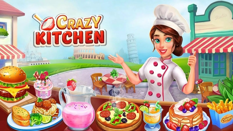 Crazy Kitchen Cooking Game mod android