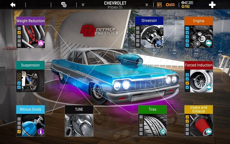 Nitro Nation Car Racing Game mod free