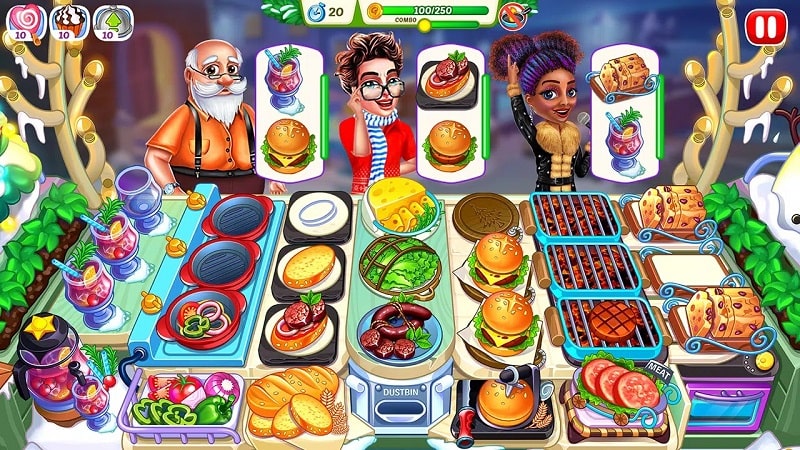 Christmas Fever Cooking Games mod download