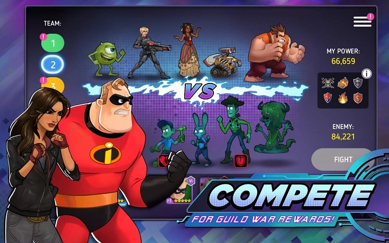 Disney Heroes Battle Mode mod download