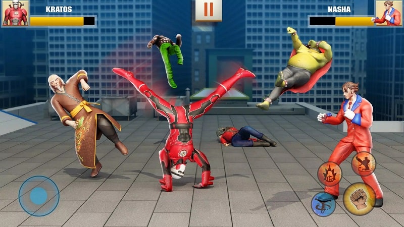 Ninja Superhero Fighting Game mod free