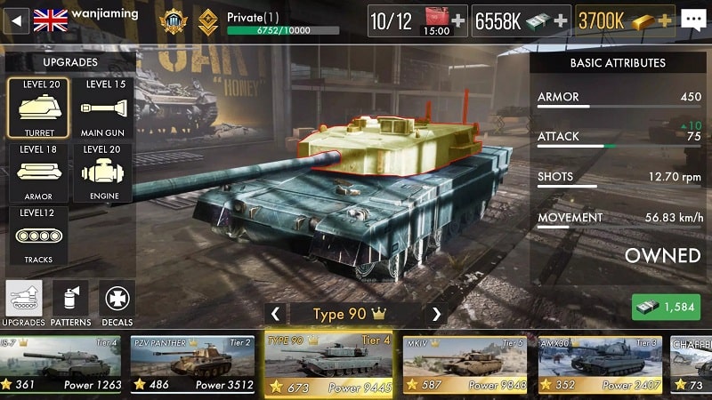 Tank Warfare mod android