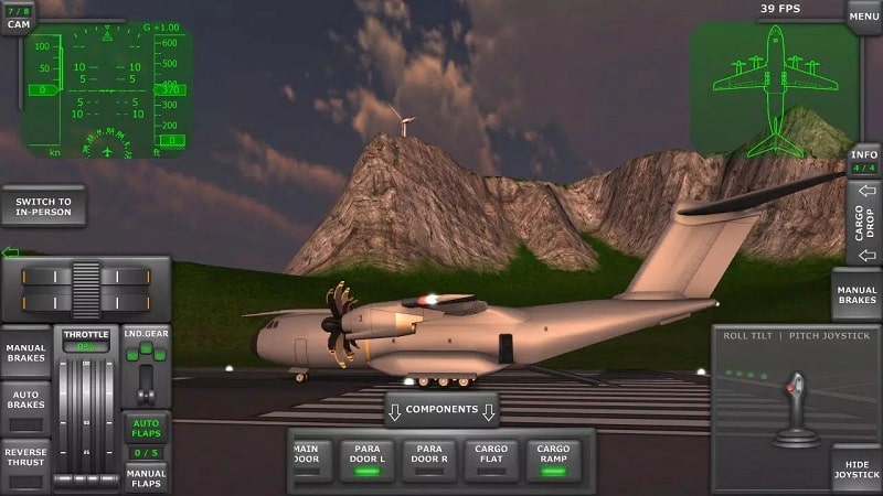 Turboprop Flight Simulator 3D mod apk