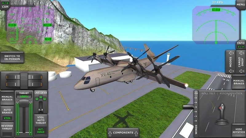 Turboprop Flight Simulator 3D mod download