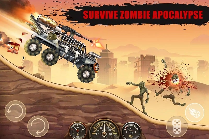 Zombie Hill Racing mod android mod download