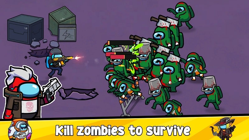 Impostors vs Zombies Survival mod apk