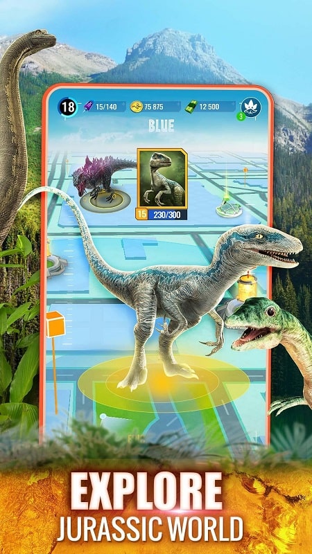Jurassic World Alive mod apk