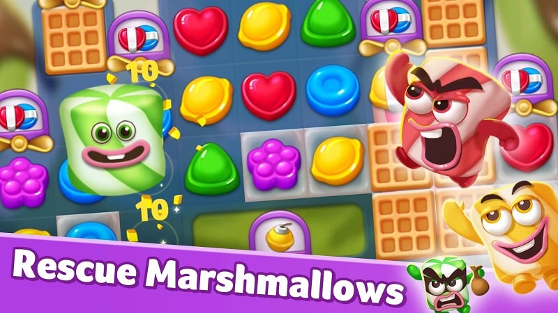 Lollipop Marshmallow Match3 mod download