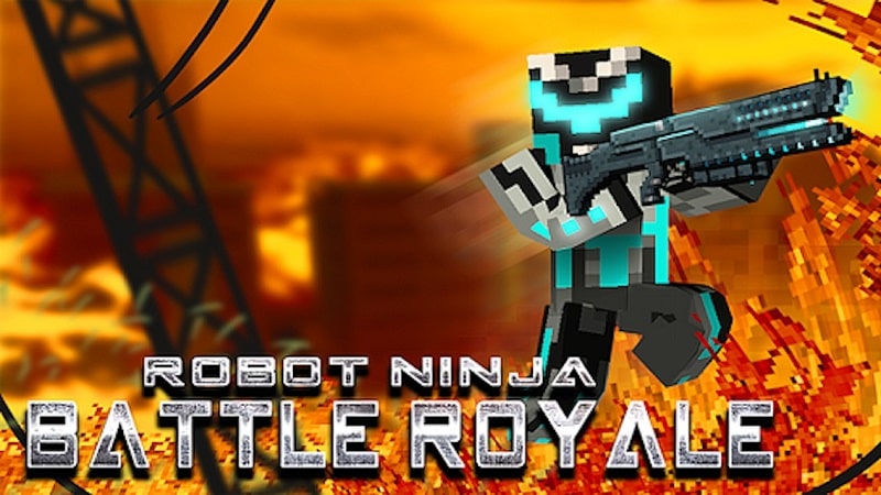 Robot Ninja Battle Royale mod android