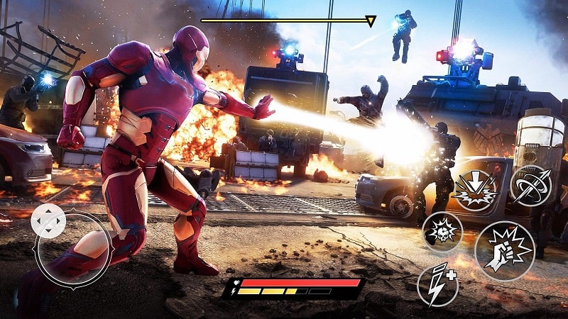 Iron Hero Superhero Fighting mod