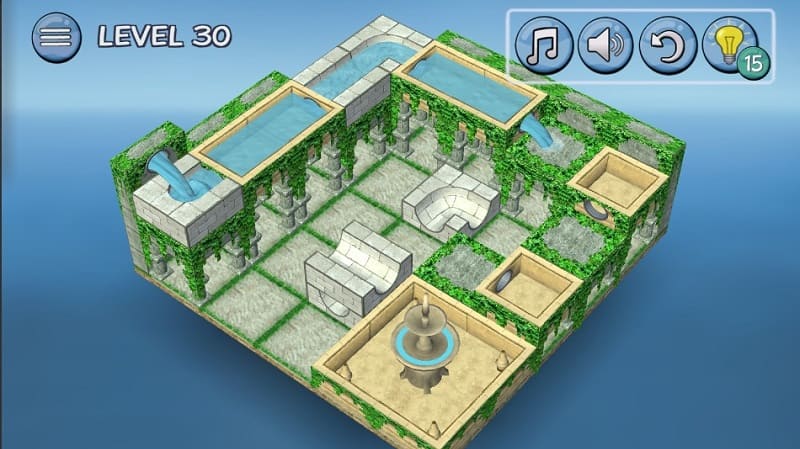 Flow Water Fountain 3D Puzzle mod