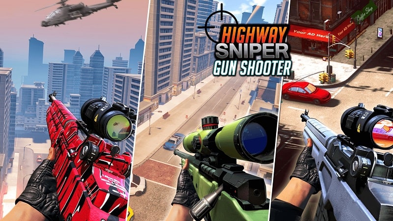 Sniper 3d Gun Shooter Game mod