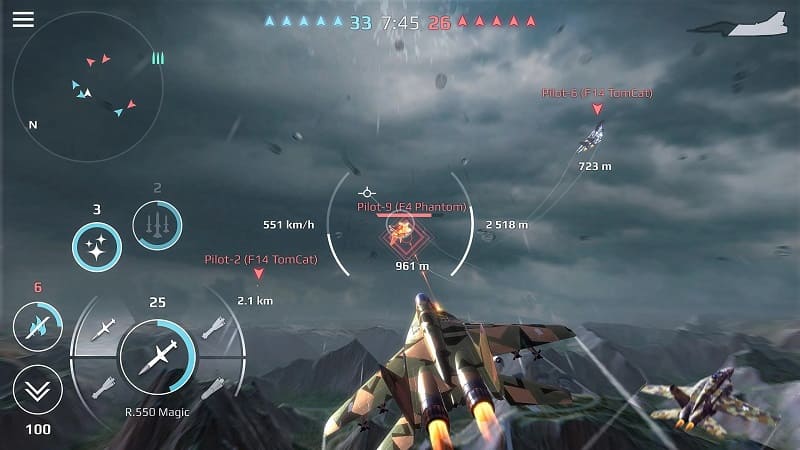 sky combat mod android