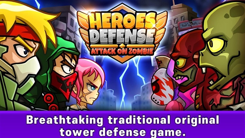 Heroes Defense Attack Zombie