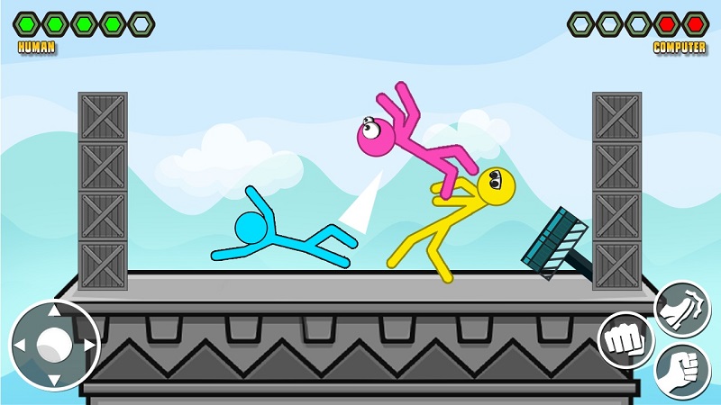 Stickman Kick Fighting Game mod android