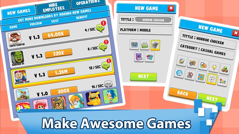 Video Game Tycoon idle clicker mod free
