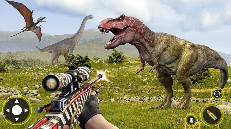 Wild Dino Hunting Gun Games 3d apk free