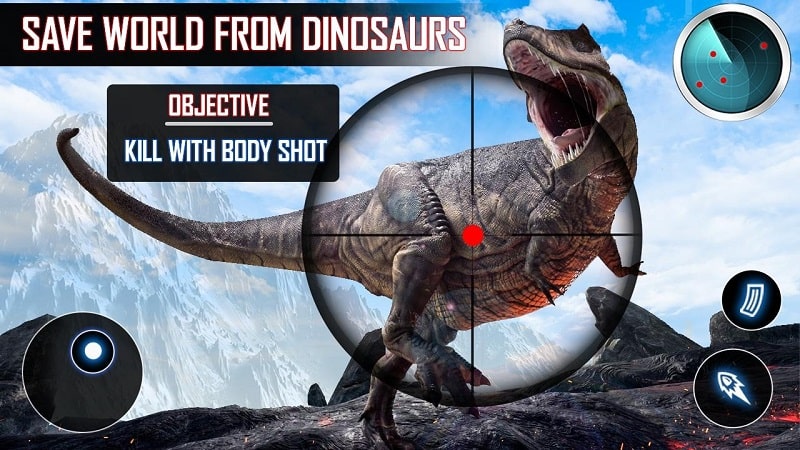 Wild Dino Hunting Gun Games 3d apk